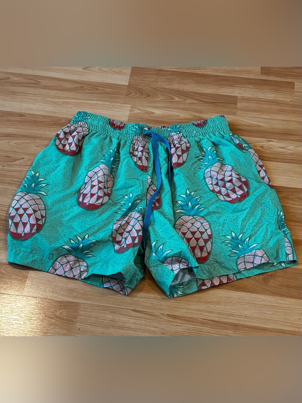 Chubbies Pineapple Print Swim Shorts - Teal